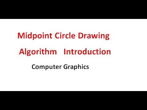 Midpoint Circle Drawing Algorithm Introduction | Computer Graphics