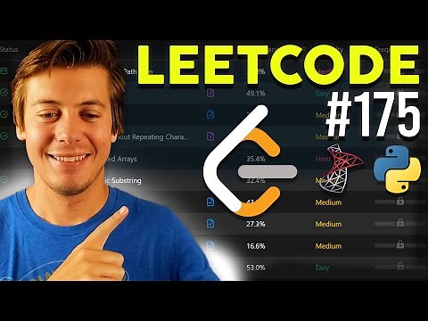 Leetcode 175 Combine Two Tables (Python and SQL) [EASY]