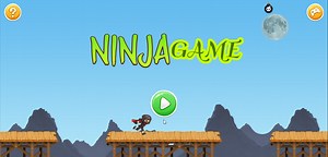 Ninja - Endless Runner Game in JavaScript Free Source Code
