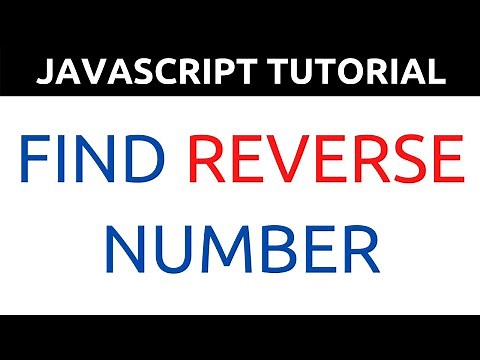 JavaScript Program to Find Reverse of a Number