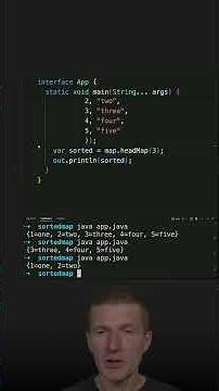 The Useful SortedMap #java #shorts #coding #airhacks