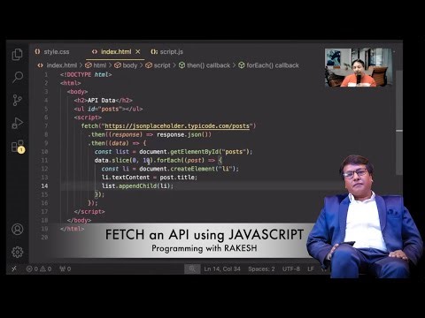 Fetch API in JavaScript | Step-by-Step Example Explained | Programming with Rakesh