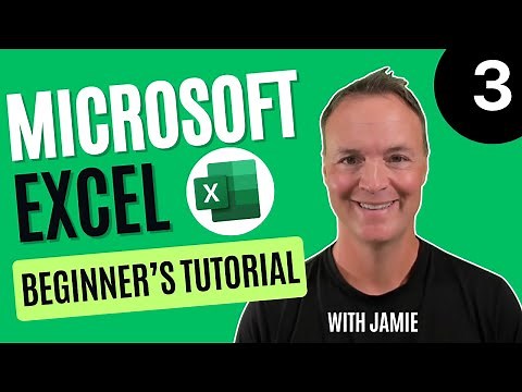 Microsoft Excel Tutorial - Beginners Level 3