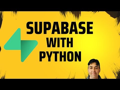 Using Supabase with Python Tutorial