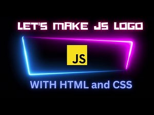 How to make JavaScript Logo with HTML and CSS In 5 Minutes