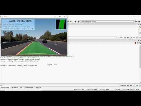 Lane Detection Simulation Vehicle in Python Projects