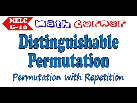 Distinguishable Permutation | Permutation with Repetition