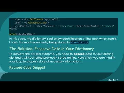 How to Create Nested Dictionaries in Python During a For Loop