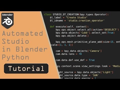 Automate Scene Creation with Python in Blender 3D | Beginner Tutorial