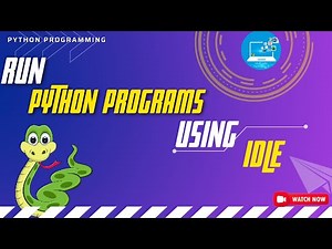 How to run Python Program using IDLE [2023] || Setup python IDLE