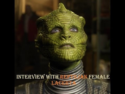 Interview with Reptilian female Lacerta (With Clear Audio and Subtitles)
