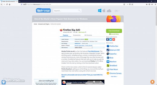 Firefox (32-bit) video review