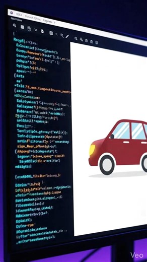 code with draw car #car #code #ai