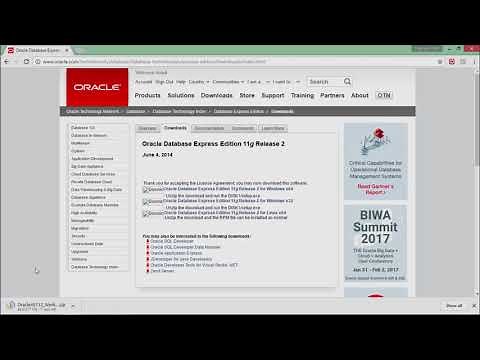 Oracle - SQL - Environment Setup