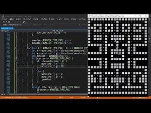 I made Pac-Man in about an hour [C language game programming live] Programming Pac-Man