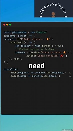 JavaScript Promises Explained in 60 Seconds! 🚀✅