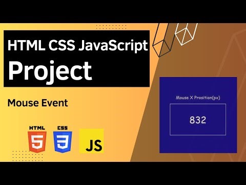 HTML CSS JavaScript Project - Mouse Event