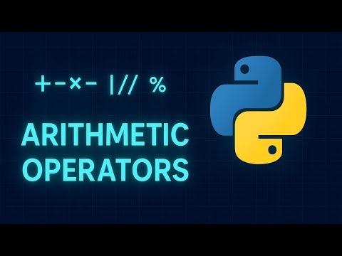 PYTHON: Basic Arithmetic Operators (ABSOLUTE BEGINNERS)