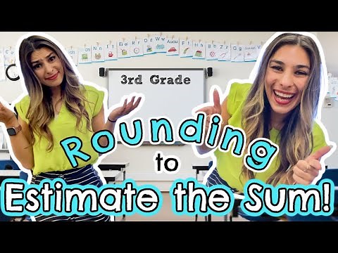 ROUNDING TO ESTIMATE THE SUM / 3rd Grade COMMON CORE MATH