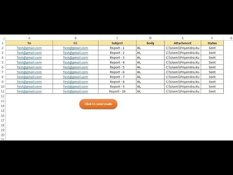 Automation: Send bulk emails using VBA and Outlook