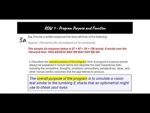 Sample AP Computer Science Principles Create Task Written Responses: Vision Tester App (2021)