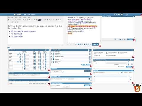 How to use the online HTML Editor - HTML6.com