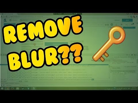 How to UNBLUR or UNLOCK any pages from a WEBSITE(2017)