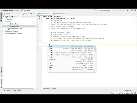 How to use Nested Classes in Java (Static, Inner, Local, and Anonymous)