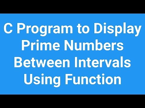 C Program to Display Prime Numbers Between Intervals Using Function #cprogramming #c #cpp #coding