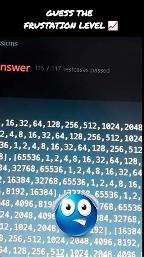 Today Frustation level 📈 #coding #dsa #programming #leetcode #python