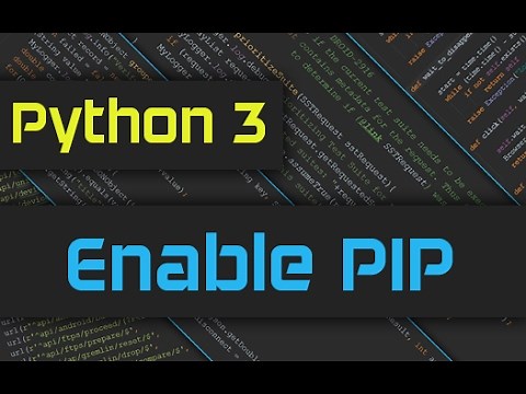 How to enable Python 3 pip on Windows 10