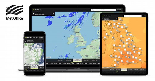 UK rainfall radar map - Met Office