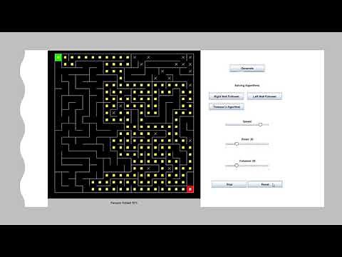 Generating and Solving a Perfect Maze (With Algorithms)