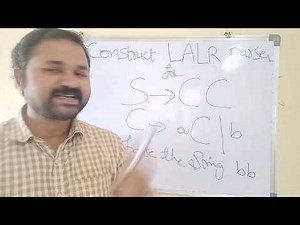 LALR parser in compiler design with solved example2