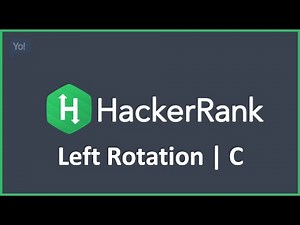 Left Rotation | HackerRank Solution in C Programming