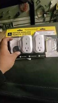 harbor freight indoor wireless remote #harborfreight #wirelessoutlet