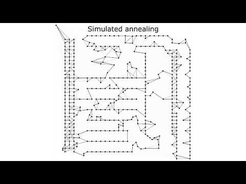 Visualization of metaheuristics for the travelling salesman problem