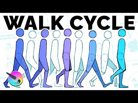 How to Animate the PERFECT Walk Cycle for Beginners in Krita