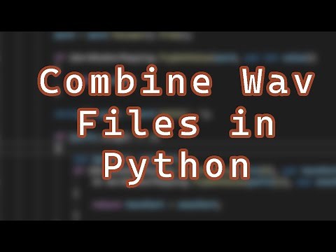 How to Combine Wav Files in Python