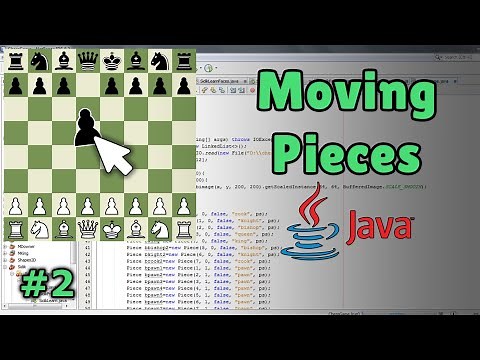 How to Move The Pieces on the Chessboard - Java Chess Tutorial #2