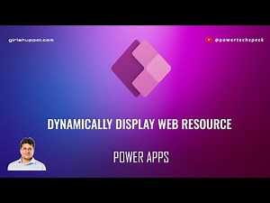 How to dynamically display web resource file in Power Apps (model driven app)?
