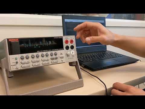 Live Data Acquisition Tutorial Using Python and a Keithley 2700 Multimeter