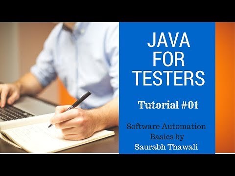 Java for Software Testers Tutorial #01 Course Content