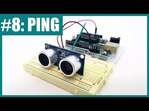PING Ultrasonic Distance Sensor and Arduino (Lesson #8)