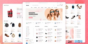 Modern eCommerce website with HTML CSS JS 2022