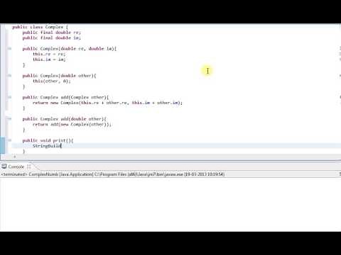 Complex Number in Java