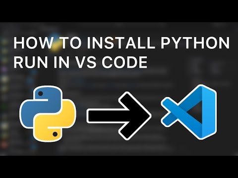 How to install Python run in Visual Studio Code