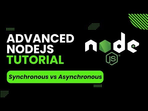 Nodejs Tutorial 9: Synchronous vs Asynchronous and Non-Blocking I/O | Advanced Node.js