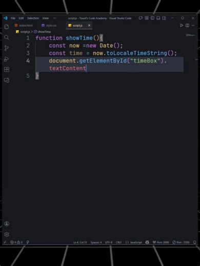 Real-Time Clock with JavaScript: A Beginner's Guide