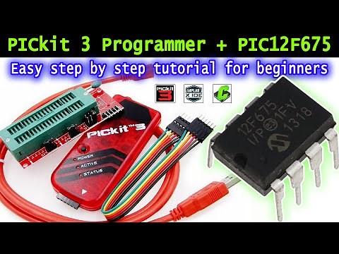 Getting Started with Programming PIC Microcontroller 12F675 With PICkit 3 + PIC Programming Adapter